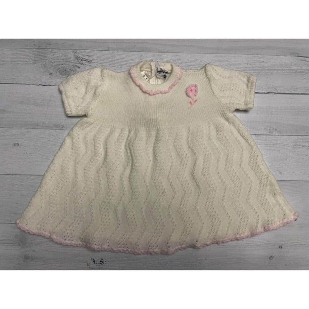 Baby‎ girl vintage knit dress